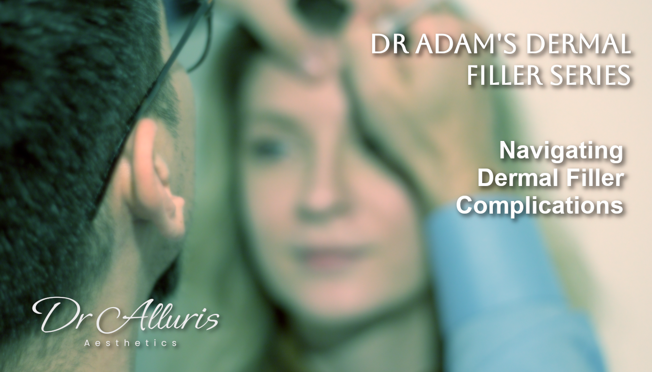 Dr Adam marking a client's face for planning