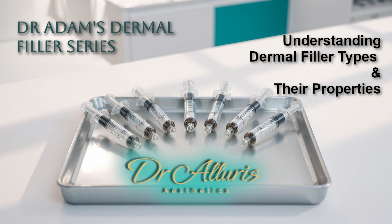 A picture showing multiple dermal fillers in a tray